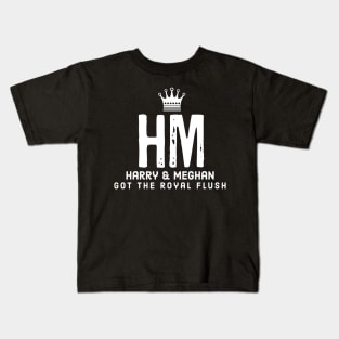 HM Meghan Markle Prince Harry Funny Design Kids T-Shirt